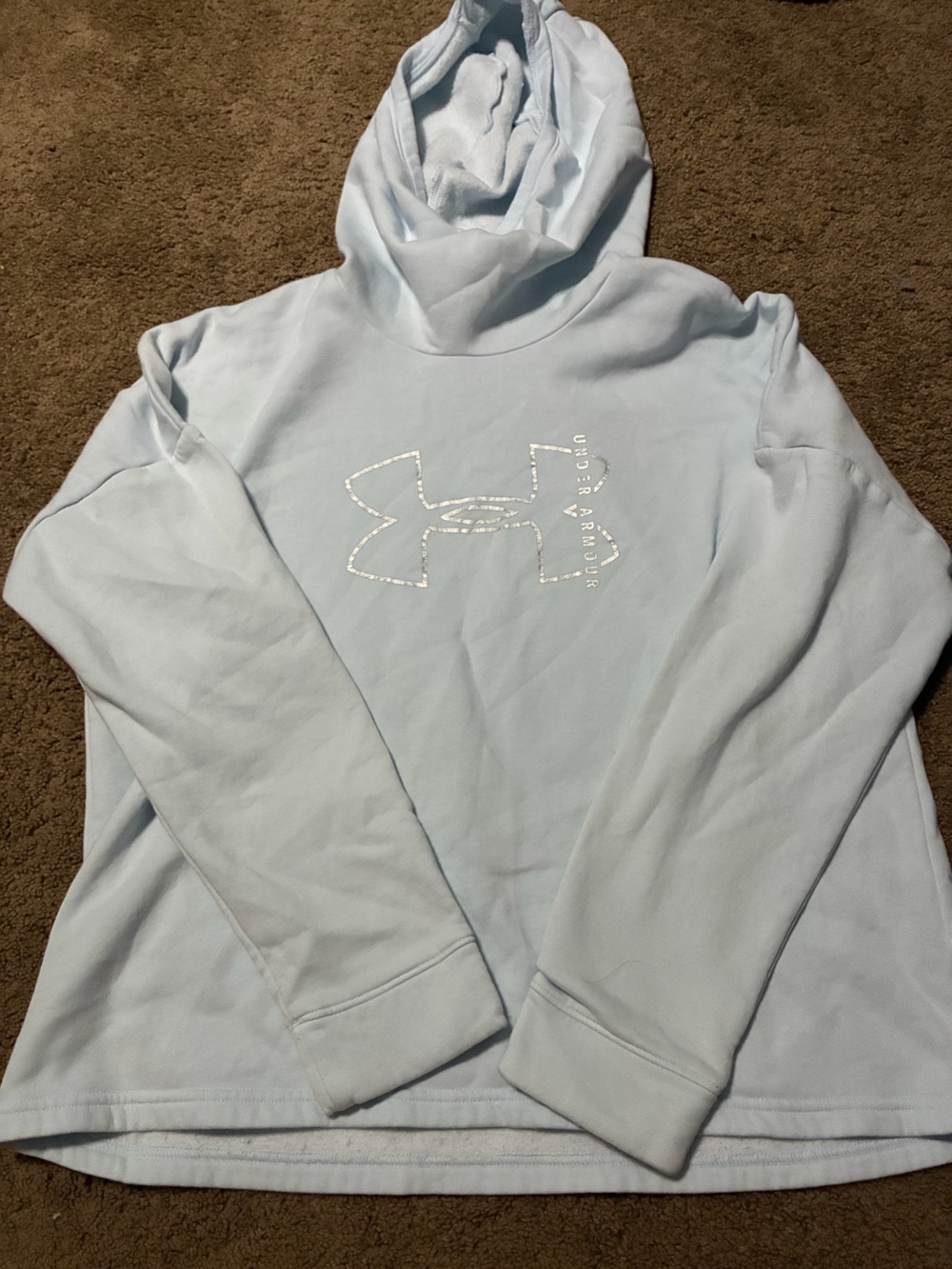 Under Armour Pale Blue Logo Pullover